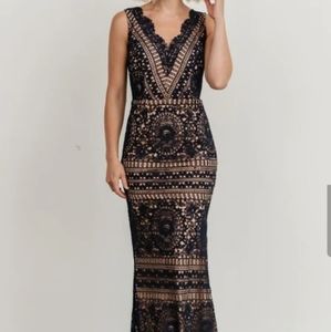 Baltic Born NWT Navy Lillian Lace dress